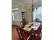 Dining room with hardwood floors and a wood table at 165 Summit Point Dr, Fayetteville, GA 30214