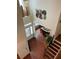 Two-story entryway with hardwood floors and view to dining room at 165 Summit Point Dr, Fayetteville, GA 30214