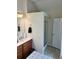 Primary bathroom with double vanity and shower at 165 Summit Point Dr, Fayetteville, GA 30214