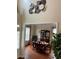 Formal dining room with hardwood floors and a china cabinet at 165 Summit Point Dr, Fayetteville, GA 30214