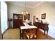 Formal dining room featuring a wood table and chairs at 1025 Copper Creek Dr, Canton, GA 30114