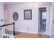 Clean bathroom with a shower/tub combo at 1563 Poplarwood Nw Ln, Lawrenceville, GA 30043