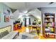 Spacious home office with two work areas, ample storage, and hardwood floors at 1563 Poplarwood Nw Ln, Lawrenceville, GA 30043