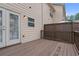 Back deck with privacy fence and French doors access at 3034 Liberty Nw Way, Atlanta, GA 30318