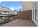 Private deck with wood flooring and privacy fence at 3034 Liberty Nw Way, Atlanta, GA 30318