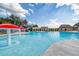 Community pool with water features and slide at 211 Depot Landing Rd, Auburn, GA 30011