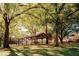 Relaxing shaded pavilion in a lush park setting with picnic tables at 12 Depot Landing Way # 77A, Auburn, GA 30011