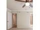 Bedroom with carpeted floors and access to bathroom at 134 Henley St, Canton, GA 30114