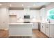 Open concept kitchen with white island and stainless steel appliances at 134 Henley St, Canton, GA 30114