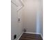 Laundry area with shelving and vinyl flooring at 6230 Kensington Ct, Austell, GA 30106