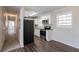 Updated kitchen with stainless steel appliances and granite countertops at 6230 Kensington Ct, Austell, GA 30106