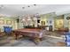 Game room with a pool table and other recreational games at 10 Perimeter Summit Ne Blvd # 4435, Brookhaven, GA 30319