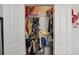 Well-organized closet with hanging rods and shelving at 10 Perimeter Summit Ne Blvd # 4435, Brookhaven, GA 30319