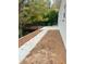 Backyard with elevated deck and concrete patio at 2534 Creekview Sw Dr, Marietta, GA 30008
