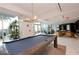 Stylish game room with pool table and lounge area at 400 W Peachtree Nw St # 1713, Atlanta, GA 30308
