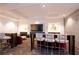 Community clubhouse with large screen TV at 400 W Peachtree Nw St # 1713, Atlanta, GA 30308