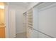 Large closet with shelving and hanging rods at 400 W Peachtree Nw St # 1713, Atlanta, GA 30308
