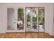 Multi-panel doors open to a spacious patio with outdoor seating at 1281 Avalon Ne Pl, Atlanta, GA 30306