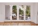 Multi-panel doors open to a spacious patio with outdoor seating at 1281 Avalon Ne Pl, Atlanta, GA 30306