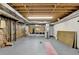 Unfinished basement area with concrete floors and exposed utilities at 2701 Stilesboro Nw Ln, Acworth, GA 30101