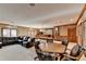 Finished basement with pool table, wet bar, seating area, and card table at 2701 Stilesboro Nw Ln, Acworth, GA 30101