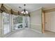 Bright breakfast nook with a window seat and access to the backyard at 3034 Brookgreen Trl, Lawrenceville, GA 30043