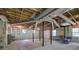Unfinished basement with exposed beams and ample space at 810 Mcconnell Rd, Powder Springs, GA 30127