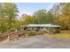 Single-story home with large backyard and driveway at 8865 Watkins Rd, Chattahoochee Hills, GA 30268