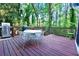 Deck with patio furniture and built-in grill at 801 Hampton Sw Pl, Marietta, GA 30064