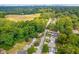 Aerial view of suburban neighborhood with city skyline in distance at 2243 Tiger Flowers Nw Dr, Atlanta, GA 30314