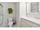 Clean bathroom with updated vanity and shower at 456 N Saint Marys Ln, Marietta, GA 30064