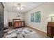 Basement bedroom with wood flooring and large window at 456 N Saint Marys Ln, Marietta, GA 30064