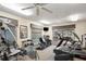 Well-equipped fitness center with cardio and weight machines at 4333 Dunwoody Park # 1413, Dunwoody, GA 30338