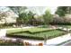 Relaxing courtyard with open green space and seating at 2660 Peachtree Nw Rd # 18G, Atlanta, GA 30305