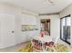 Charming breakfast nook with white cabinets and a view at 2660 Peachtree Nw Rd # 18G, Atlanta, GA 30305
