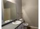 Updated bathroom with vanity, toilet and shower/tub combo at 3214 Diamond Blf, Union City, GA 30291