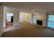 Open concept living and dining area with kitchen access at 1101 Lenox Ne Way # 1101, Atlanta, GA 30324
