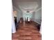 Bright dining room features hardwood floors and a charming bay window at 533 Riverbirch Trce, Stone Mountain, GA 30087