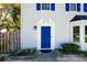 Blue front door with decorative trim at 2184 Asquith Sw Ave, Marietta, GA 30008