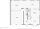 First floor plan with living room, kitchen, dining room, and garage at 4815 Plainsman Cir, Cumming, GA 30028