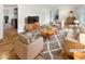 Spacious living room with hardwood floors and modern furniture at 2390 Sandgate Rd, Atlanta, GA 30349