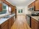 Updated kitchen with stainless steel appliances and wood cabinets at 2390 Sandgate Rd, Atlanta, GA 30349
