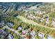 Community overview featuring houses, lake, and golf course at 879 Big Horn Hollow, Suwanee, GA 30024