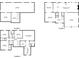 Complete three-story home floor plan at 4013 Chelsea Ln, Marietta, GA 30062