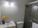 Clean bathroom with updated vanity and shower at 2501 Henderson Mill Ne Rd, Atlanta, GA 30345