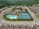 Community overview showcasing pool, tennis courts and homes at 2397 Sardis Chase Ct, Buford, GA 30519