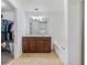 Bathroom with double vanity and garden tub at 2397 Sardis Chase Ct, Buford, GA 30519