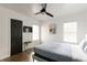 Spacious bedroom with hardwood floors and ceiling fan at 3198 Oakdale Rd, Atlanta, GA 30354