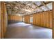 Unfinished basement with framed walls and concrete floor at 4203 Shandi Cv, Hoschton, GA 30548