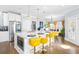 Modern kitchen with a large island and stainless steel appliances at 145 Oak Forest Dr, Oxford, GA 30054